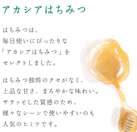 からだに優しいイヌリンはちみつ 300g 非加熱はちみつ 健康 美容 低GI値 アカシアはちみつ