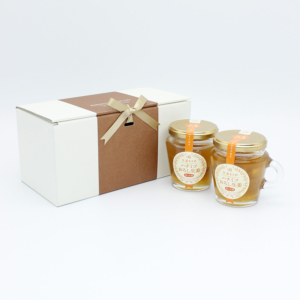 ギフト用【無添加】ハチミツおろし生姜150g×2
